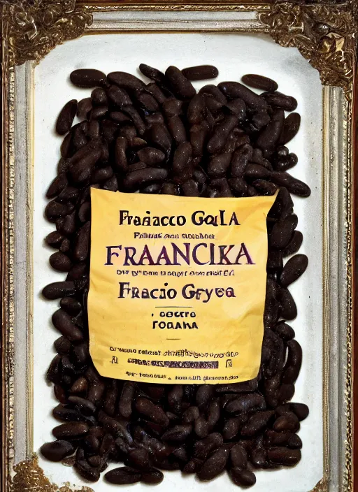 Prompt: francisco goya goya black beans