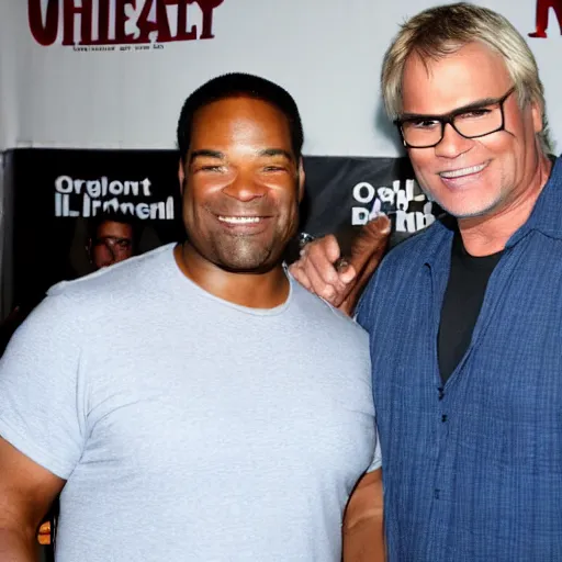 christopher judge and richard dean anderson, photograph, Stable Diffusion