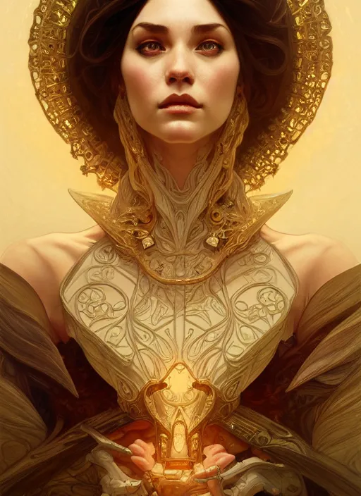 Prompt: portrait of draconian, intricate, elegant, highly detailed, digital painting, artstation, concept art, smooth, sharp focus, illustration, art by artgerm and greg rutkowski and alphonse mucha, 8 k