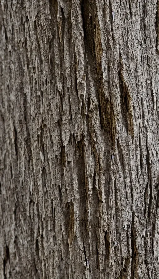 Image similar to rough tree interpolating from opaque bark to perfectly clear silica aerogel, precisely-cut vaseline vellum translucent transition, depth of field, bokeh, luminance through foggy window strata