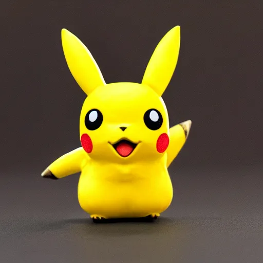 Prompt: A pop it in the shape of pikachu
