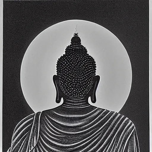 Image similar to Optical illusion of the Buddha