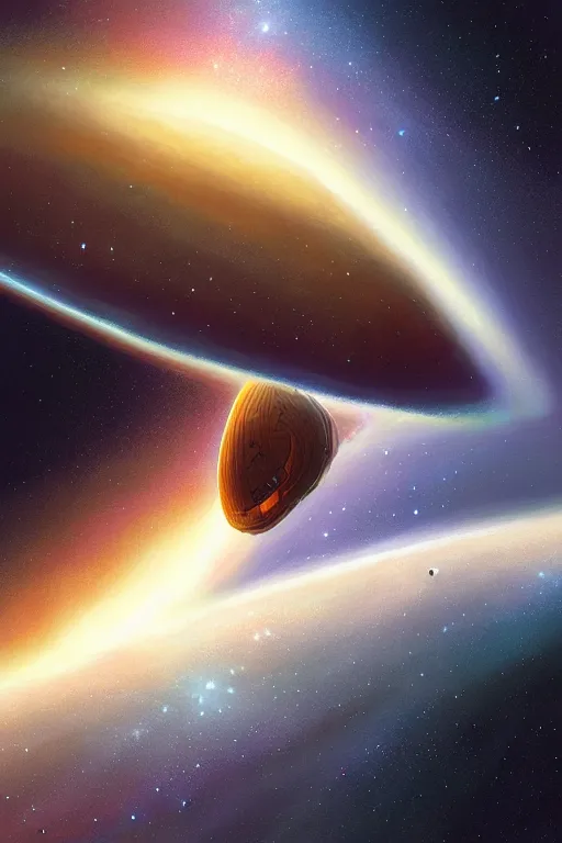 Prompt: sombrero galaxy, supernova, an astronaut stranded in space, highly detailed, digital painting, artstation, concept art, smooth, sharp focus, illustration, dynamic art by artgerm and greg rutkowski and edgar maxence