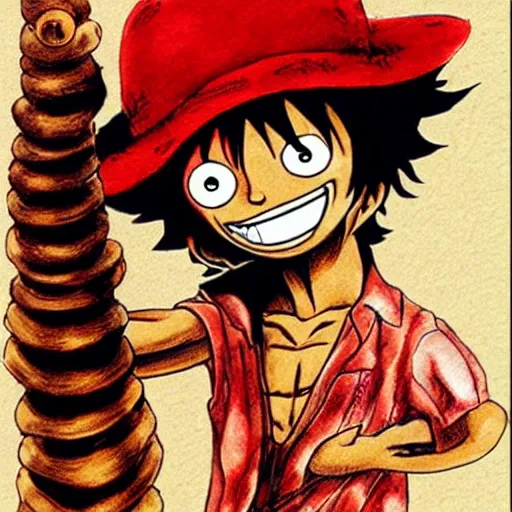 Image similar to monkey d luffy by neil gaiman