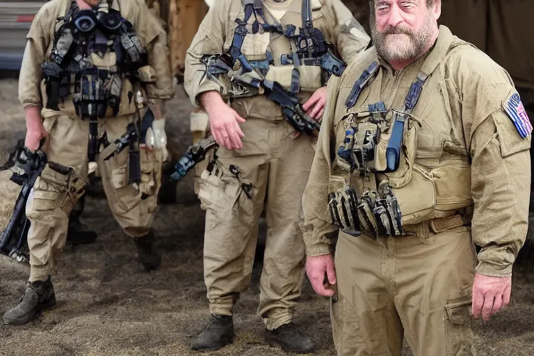 Prompt: navy seal john goodman