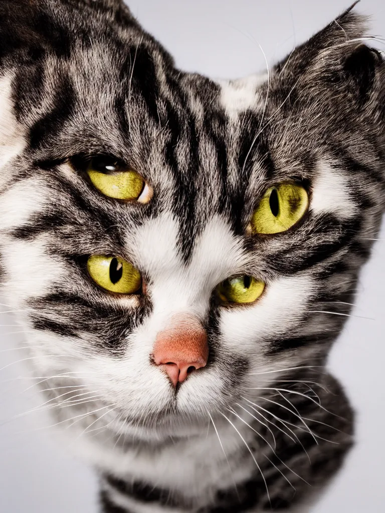 Prompt: snoop catty cat, studio portrait photo, studio lighting, detailed, smooth background