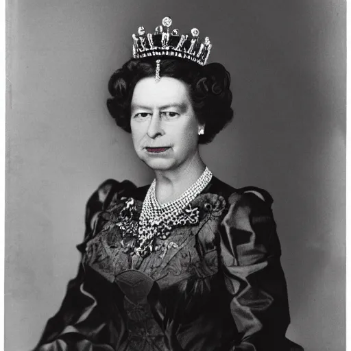 Image similar to queen elizabeth the second being the president of the united states