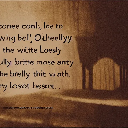 Prompt: oh comely, i will be with you when you lose your breath, chasing the only beautiful memory you thought you had left