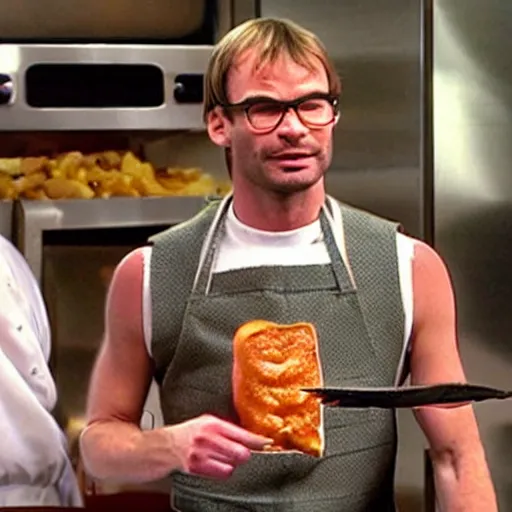 Image similar to jeffrey dahmer competing on hell's kitchen