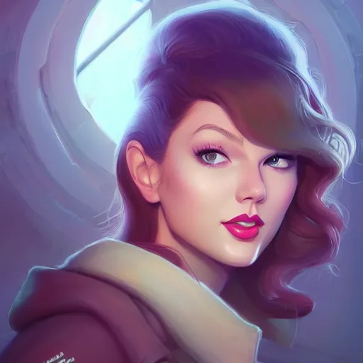 Image similar to a portrait of a beautiful april o'neil and taylor swift, art by lois van baarle and loish and ross tran and rossdraws and sam yang and samdoesarts and artgerm and saruei, digital art, highly detailed, intricate, sharp focus, trending on artstation hq, deviantart, unreal engine 5, 4 k uhd image