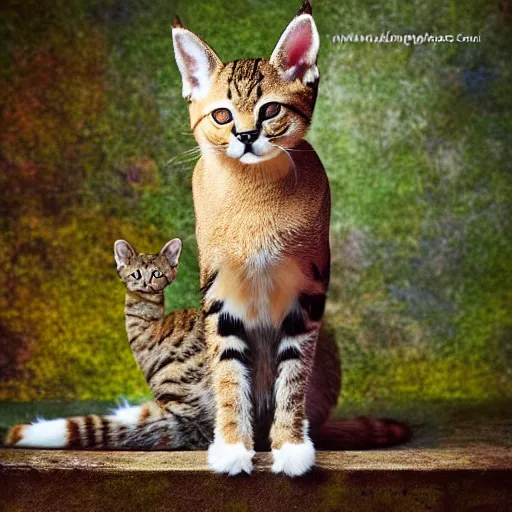 Image similar to a feline deer - cat - hybrid, animal photography