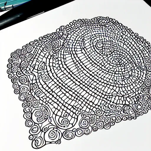 Image similar to dream recursive zentangles