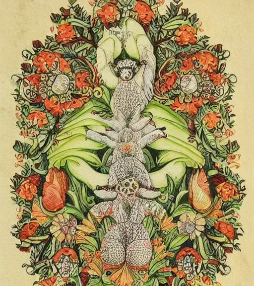 Prompt: god as a Hummel, intricate, super detailed, stylistic art,