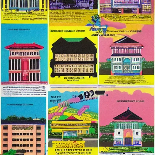 Image similar to 1 9 9 0 s singaporean public education poster for neighbourhoods