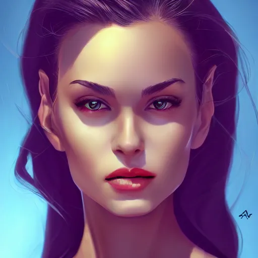 Image similar to a stunning medium shot portrait of a beautiful woman by marvel comics, digital art, trending on artstation