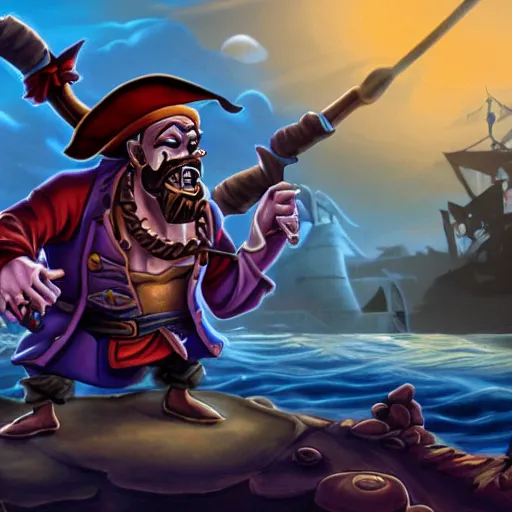 Image similar to ghost pirate lechuck