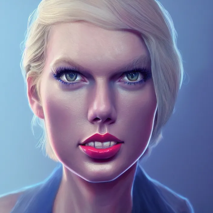 Prompt: portrait of taylor swift as a joe biden. intricate artwork. by tooth wu, wlop, beeple, dan mumford. octane render, trending on artstation, greg rutkowski very coherent symmetrical artwork. cinematic, hyper realism, high detail, octane render, 8 k, iridescent accents