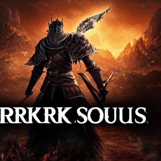 Image similar to dark souls 5, game logo