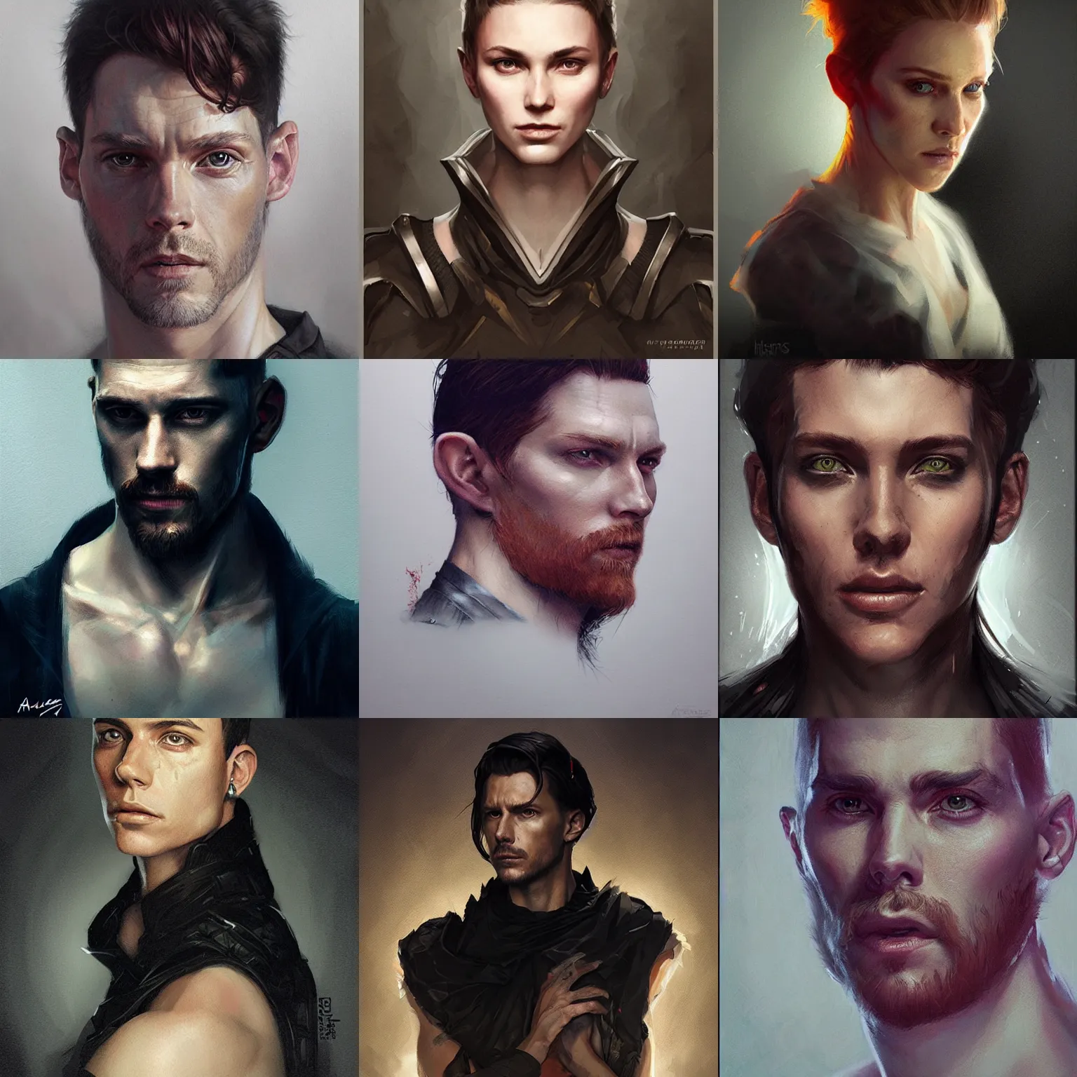 Prompt: sean harris, portrait, headshot, art by artgerm and greg rutkowski