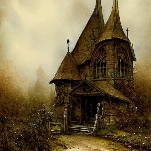 Image similar to Jean-Baptiste Monge !!!!!!!!!!!!!!!!!!!!!!!!!!!!!!!!!!!!!!!! painting (((((((Gothic revival castle gatehouse))))))) by Jean-Baptiste Monge !!!!!!!!!!!!!!!!!!!!!!!!!!!!!!!!!!!!!!!! ((((((((((((((((((gauche sketch))))))))))))))))))