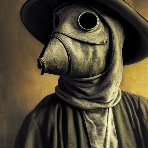 Image similar to teenage plague doctor. extremely lush lifelike detail. award - winning digital art by ansel adams, alan lowmax, steichen. surreal scientific photoillustration, masterpiece, artstation, shutterstock polycount contest winner, biomorphic. child larva plague doctor