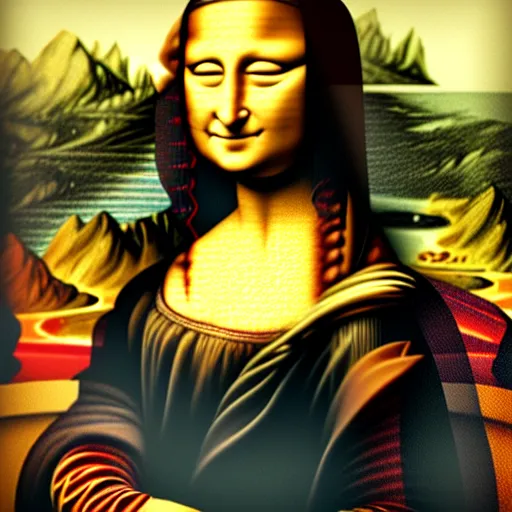 Image similar to portrait of the mona lisa, photorealistic, 4 k