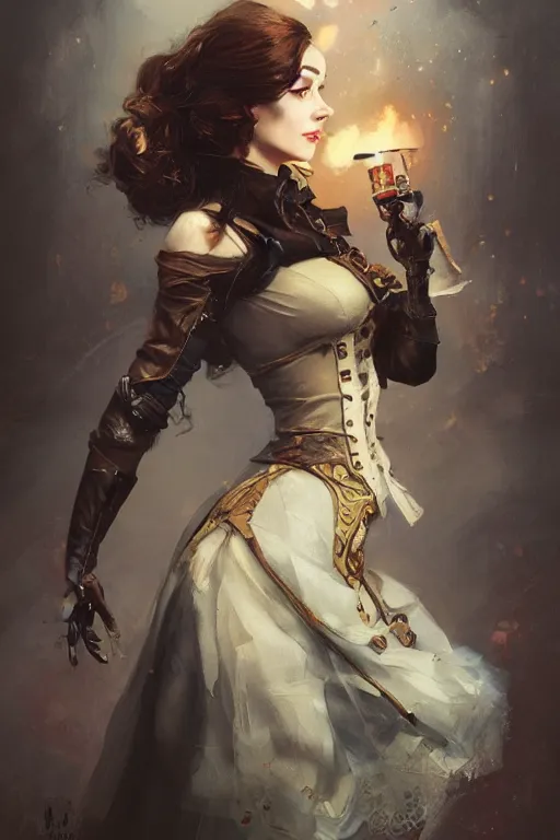 Prompt: belle, steampunk, oil painting, darkness, paint texture, digital painting, highly detailed, artstation, sharp focus, illustration, concept art, ruan jia, charlie bowater, tom bagshaw, norman rockwell