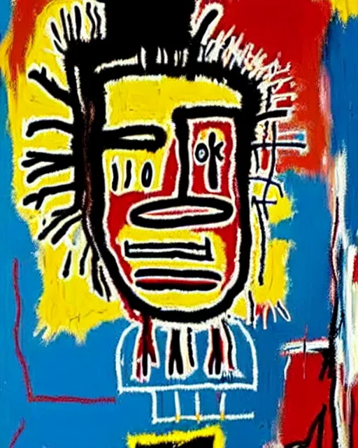 Prompt: a extremely ultra highly detailed majestic hi - res painting by jean - michel basquiat