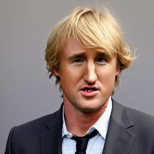 Image similar to owen wilson as Donald Trump