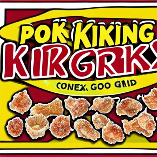 Image similar to pork king good pork rinds concept art