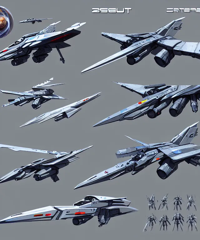 Image similar to 2 d shooter game concept art sprite sheet!!!, robotech gradius outer space concept art, human resistance plane, hyperrealism, fine detail, 8 k, 3 d render, artstation contest winner, cgsociety, cryengine, zbrush, vray, no background