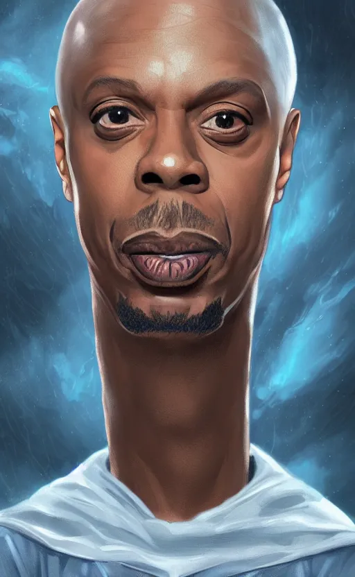 Image similar to comic style portrait shot of dave chapelle as emperor palpatine in the star wars, elegant, highly detailed, digital painting, artstation, concept art, illustration,