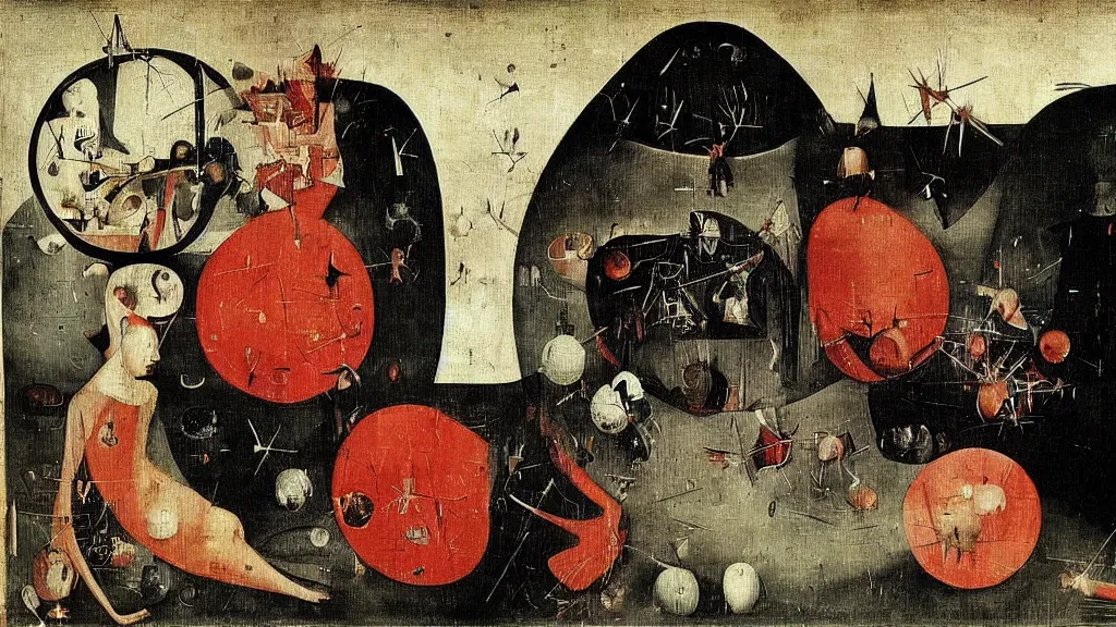 Image similar to a beauty is a virus television show, dreamy painting of coronavirus, dark, sinister, detailed scientific epidemology contagion math graph, R-number, art by Hieronymous Bosch and Ernst Haeckl