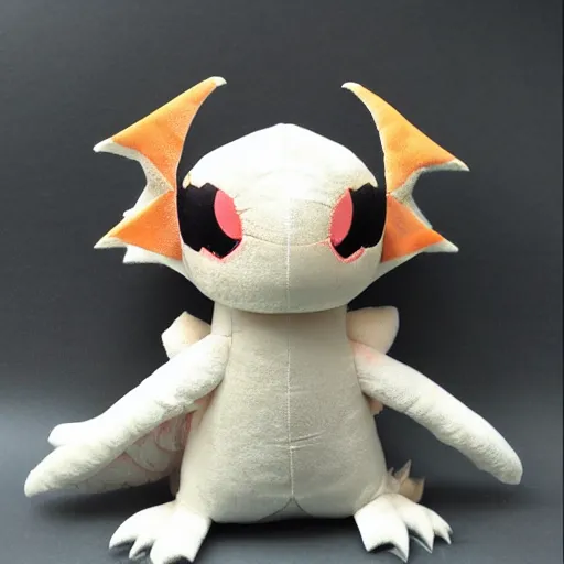 Prompt: cute fumo plush of a dragon who likes to be left alone
