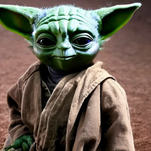 Image similar to australian bushranger baby yoda