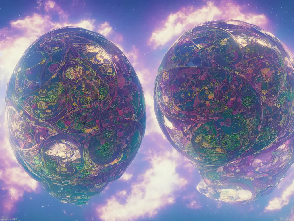 Prompt: The universe is a spheroid region 705 meters in diameter, 3d render, Sunlight Study, by Carducius Ream and ((((Lisa Frank)))), Art Nouveau, 8k, extreme detail, sharp focus, octane render