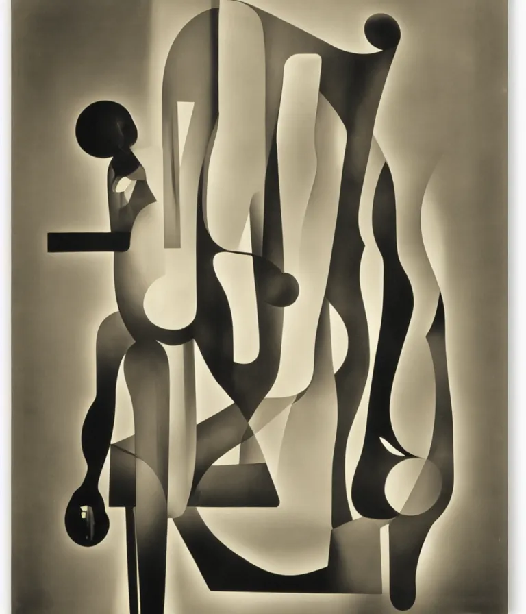 Image similar to statue by laszlo moholy nagy