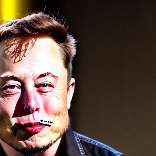 Prompt: elon musk smoking weed