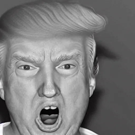 Prompt: mugshot of donald trump on crack