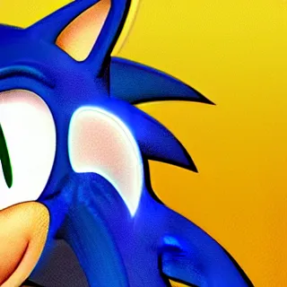 Image similar to sonic with no teeth