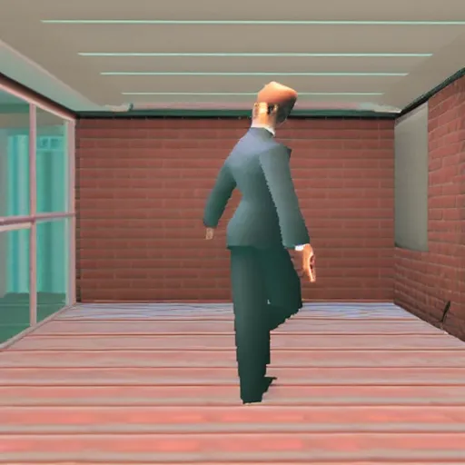 Image similar to 1 9 9 7 screenshot of american psycho on nintendo 6 4