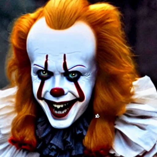 Image similar to jared leto as pennywise