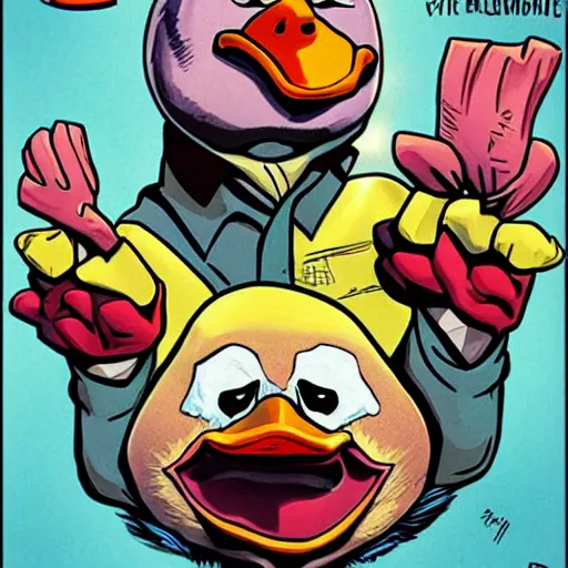 Image similar to howard the duck