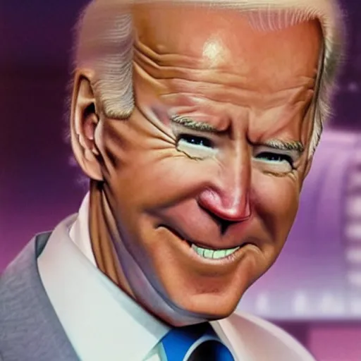 Image similar to a joe biden in dragon ball z