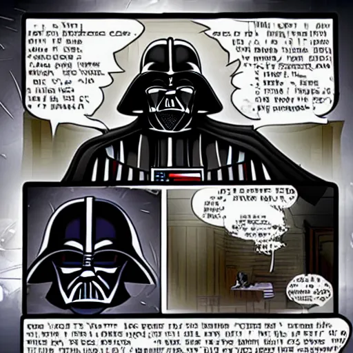 Prompt: darth vader creepypasta