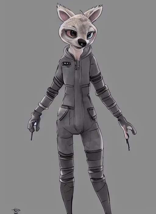 Image similar to digital detailed full body of anthromorphic female hyena, in style of zootopia, zootopia, zootopia, fursona, furry, furaffinity, 4 k, deviantart, furry art, fursona art, wearing astronaut outfit, in style of zootopia, hyena fursona, cyberpunk, female, detailed feminine face,