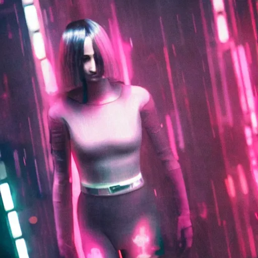 Joi From Blade Runner As A Giant Pink Stable Diffusion OpenArt