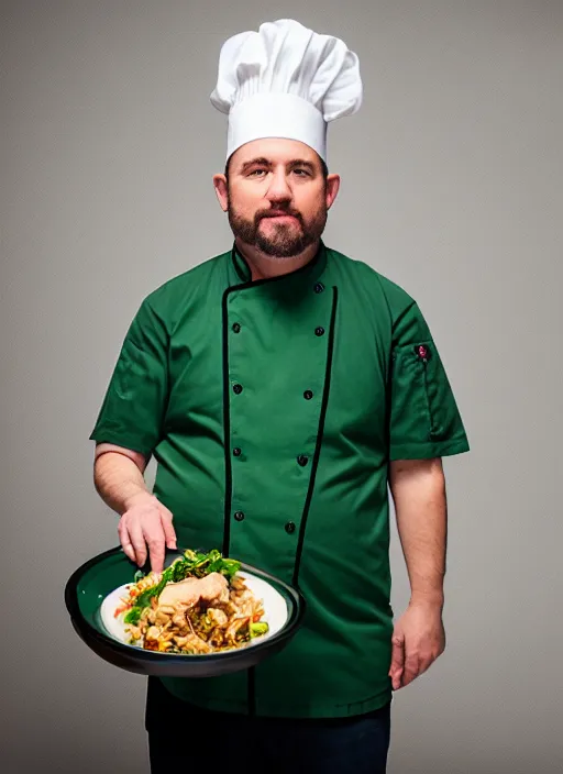 Prompt: portrait photo still of real life south park chef, 8 k, 8 5 mm, f. 1 4