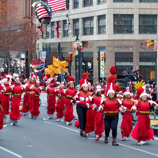 Image similar to macy's thanksgiving day parade