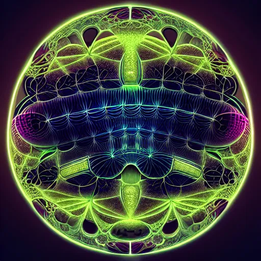 Prompt: ultra detailed scifi design with black background of the the letter A in a generative 3D style on a disk, Grotesk font, Graphic Design, uppercase letter, fungal, mycelium, intricate concept art, triadic color scheme, by alphonse mucha and Mandelbrot, octane render, 4k, behance, dribbble, alphabet challenge, organic, spores